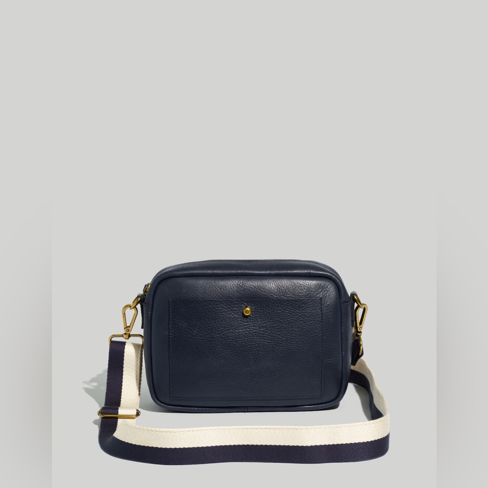 Madewell Large Transport Camera Bag. Black Leather. Excellent condition!